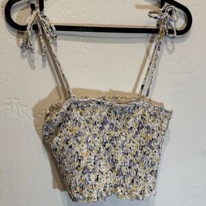 Scrunch Knit Crop Top